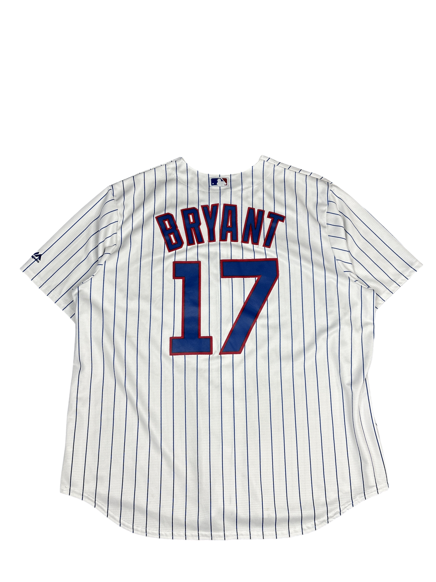 Majestic Chicago Cubs Bryant #17 Pinstripe Jersey (2XL)