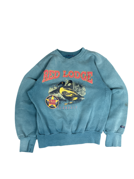 1990s Red Lodge Duck Graphic Sweatshirt (L)