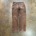 Vintage Brown Faded Double Knee Pants