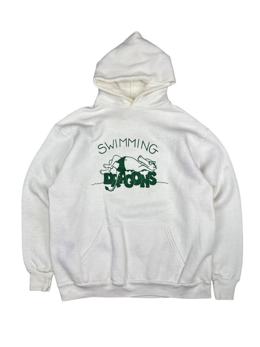 1990s Russell Athletic Swimming Dragons Hoodie (XL)