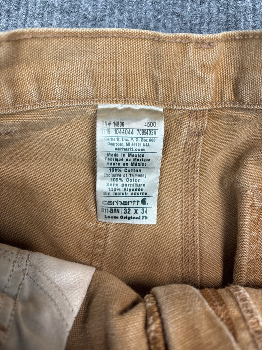Carhartt B11 Brown Duck Work Pants (32x34)
