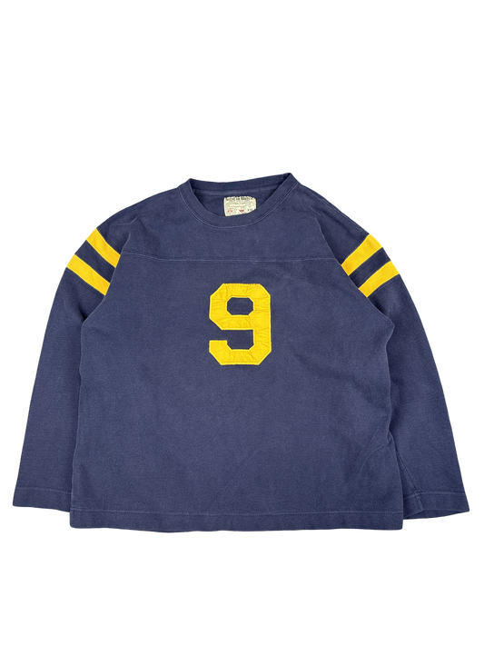 Retro Steve and Barry’s Athletic Dept Navy Crew Sweatshirt #9 (XXL)