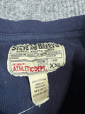Retro Steve and Barry’s Athletic Dept Navy Crew Sweatshirt #9 (XXL)