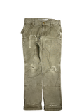 Carhartt Olive Double Knee Straight Fit Work Pants (32W30L)