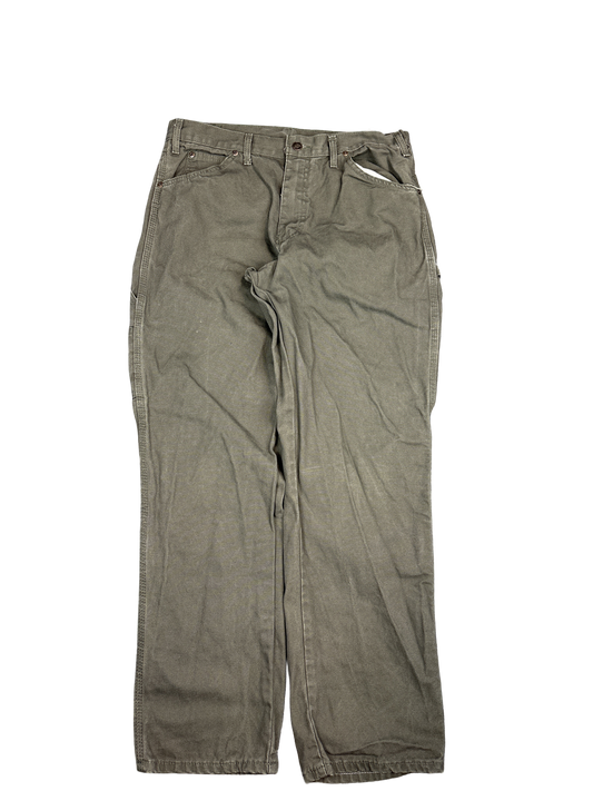 Dickies Olive Work Pants (33x32)