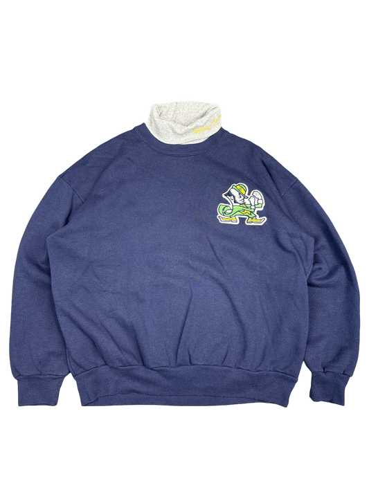 1990s Notre Dame Fighting Irish Graphic Sweatshirt (2XL)