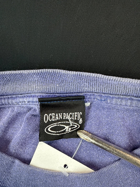 1990s Ocean Pacific Tie-Dye Surf Graphic Tee (XL)