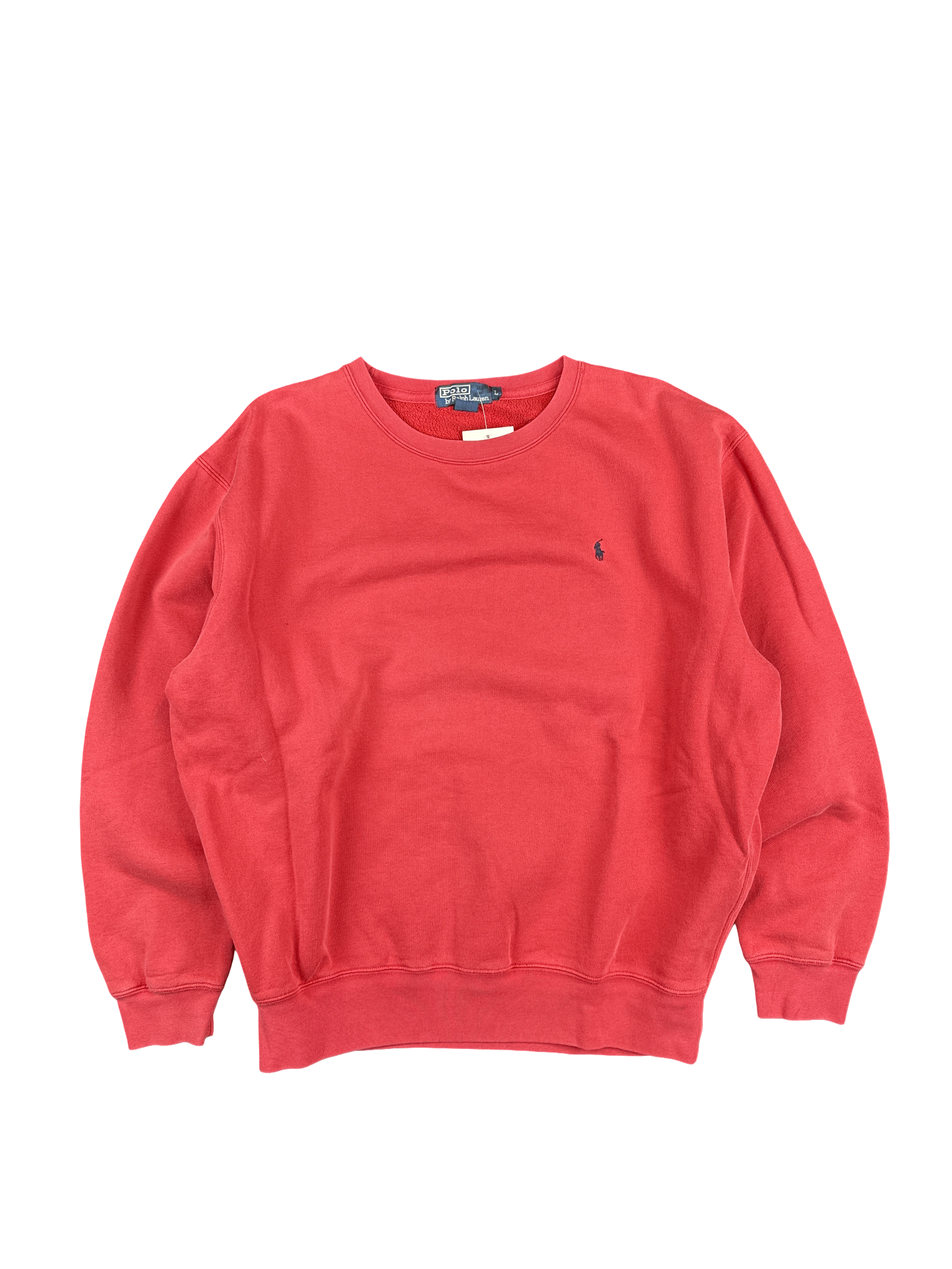 Polo Ralph Lauren Red Crewneck Sweatshirt (L)