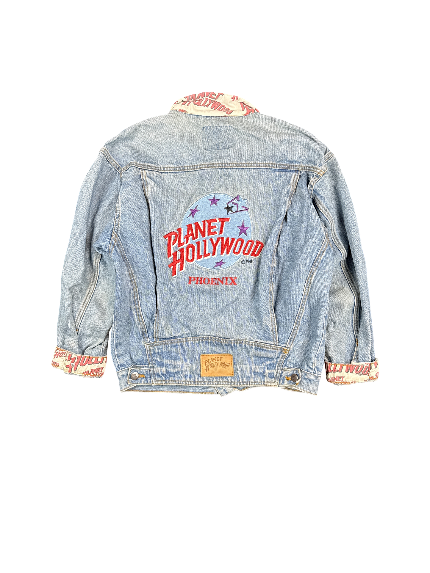 1990s Planet Hollywood Phoenix Denim Jacket (S)