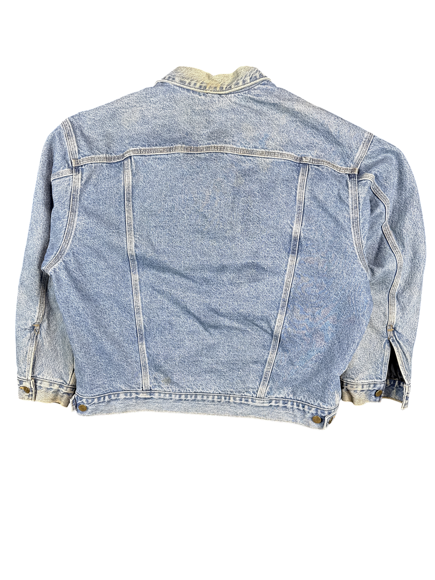 Carhartt Denim Blanket-Lined Jacket (XL)
