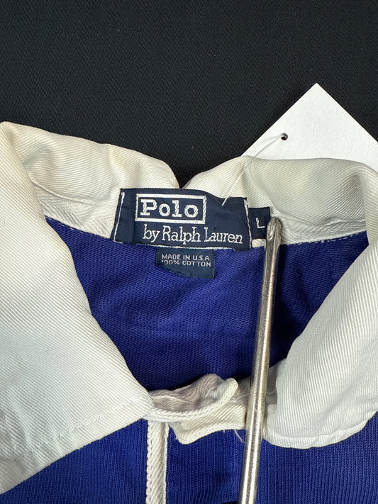 1990s Polo Ralph Lauren Rugby Shirt (L)