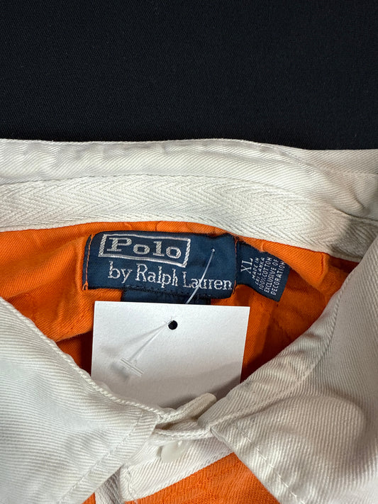 Polo Ralph Lauren Orange Crest Rugby Pullover (XL)