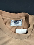 1990s Lee Made in USA Brown Pocket Tee (L)