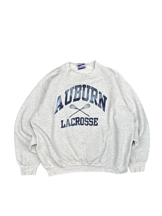 Auburn Lacrosse Hanes Ultimate Cotton Sweatshirt (XL)