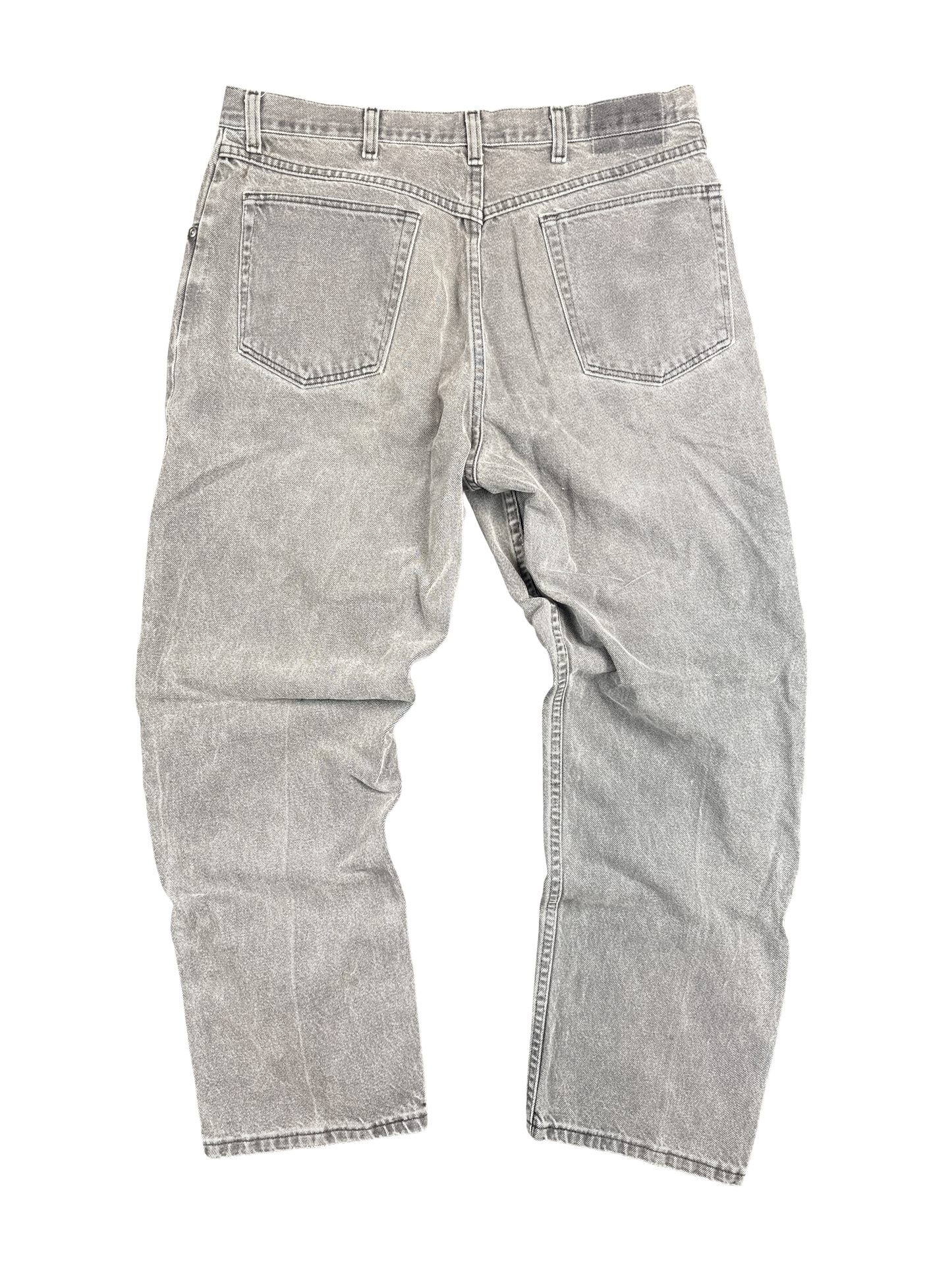 Faded Grey Denim Jeans