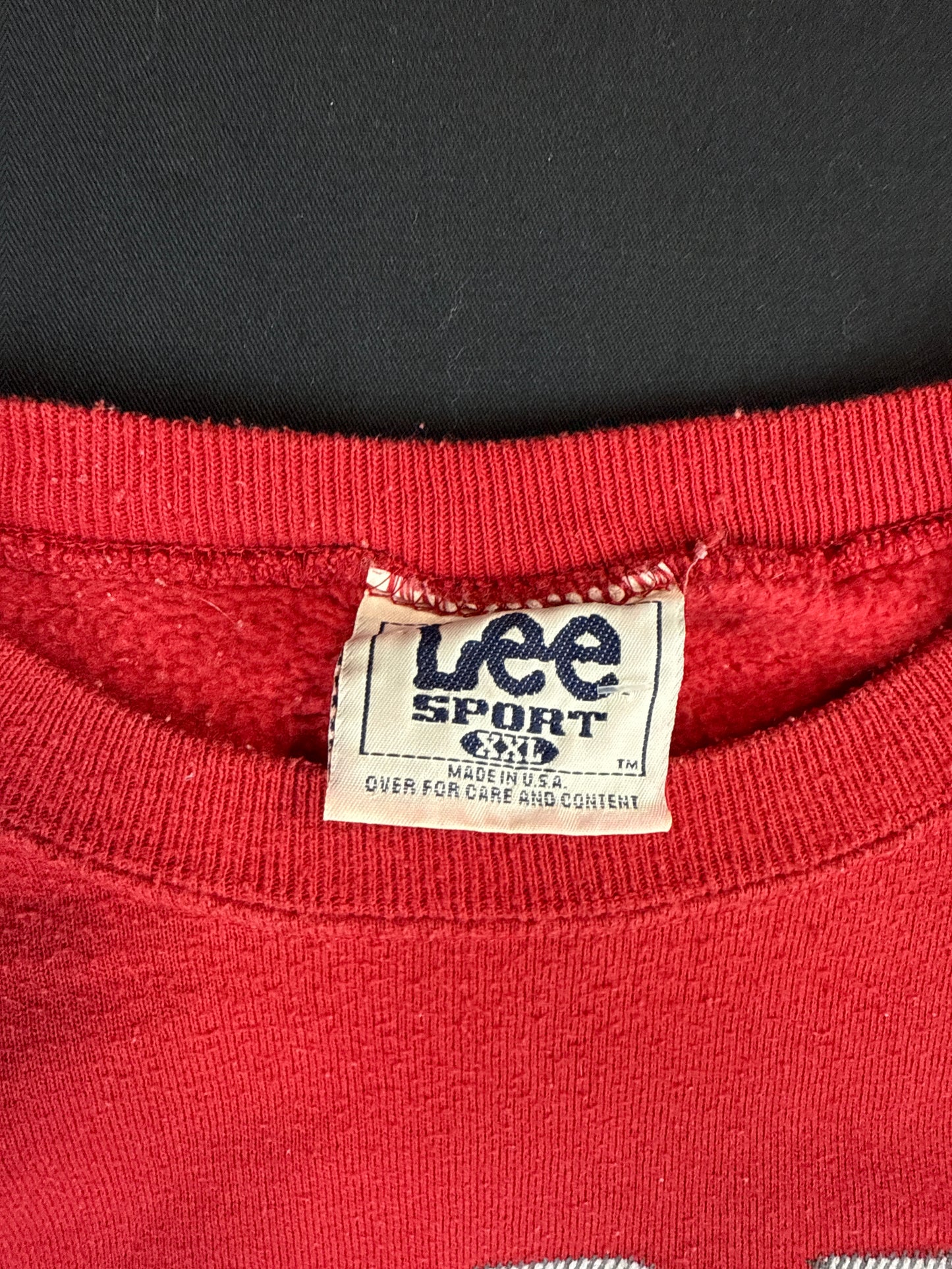 1990s Alabama Crimson Tide Lee Sport Sweatshirt (2XL)