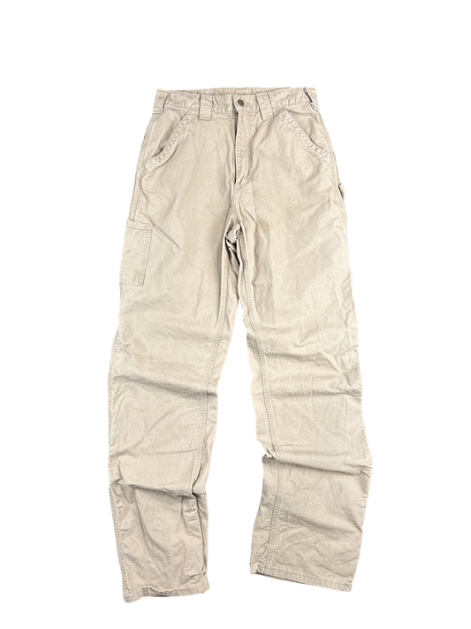 Carhartt B151 Dungaree Fit Khaki Work Pants (30x36)