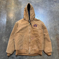 Tan Auburn Carhartt Hooded Jacket