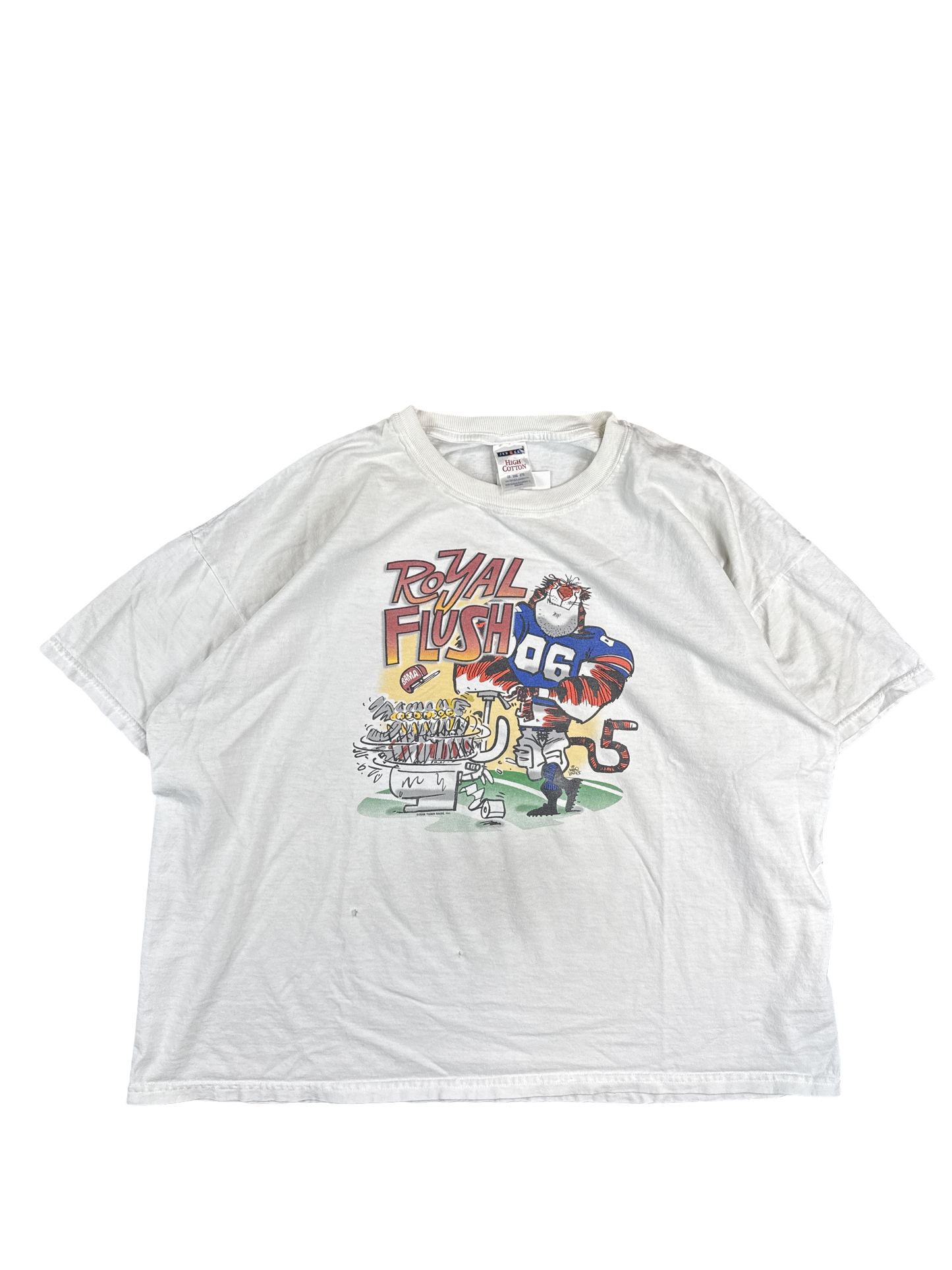 2006 Auburn vs Alabama Iron Bowl 'Royal Flush' Graphic Tee (2XL)