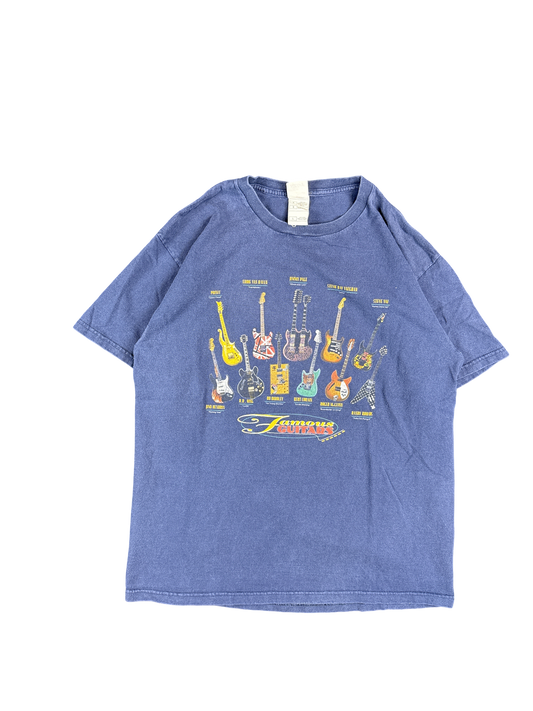 1990s Fruit of the Loom Famous Guitars Graphic Tee (L)