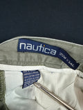 Nautica Pleated Cotton Chino Pants (35W x 34L)