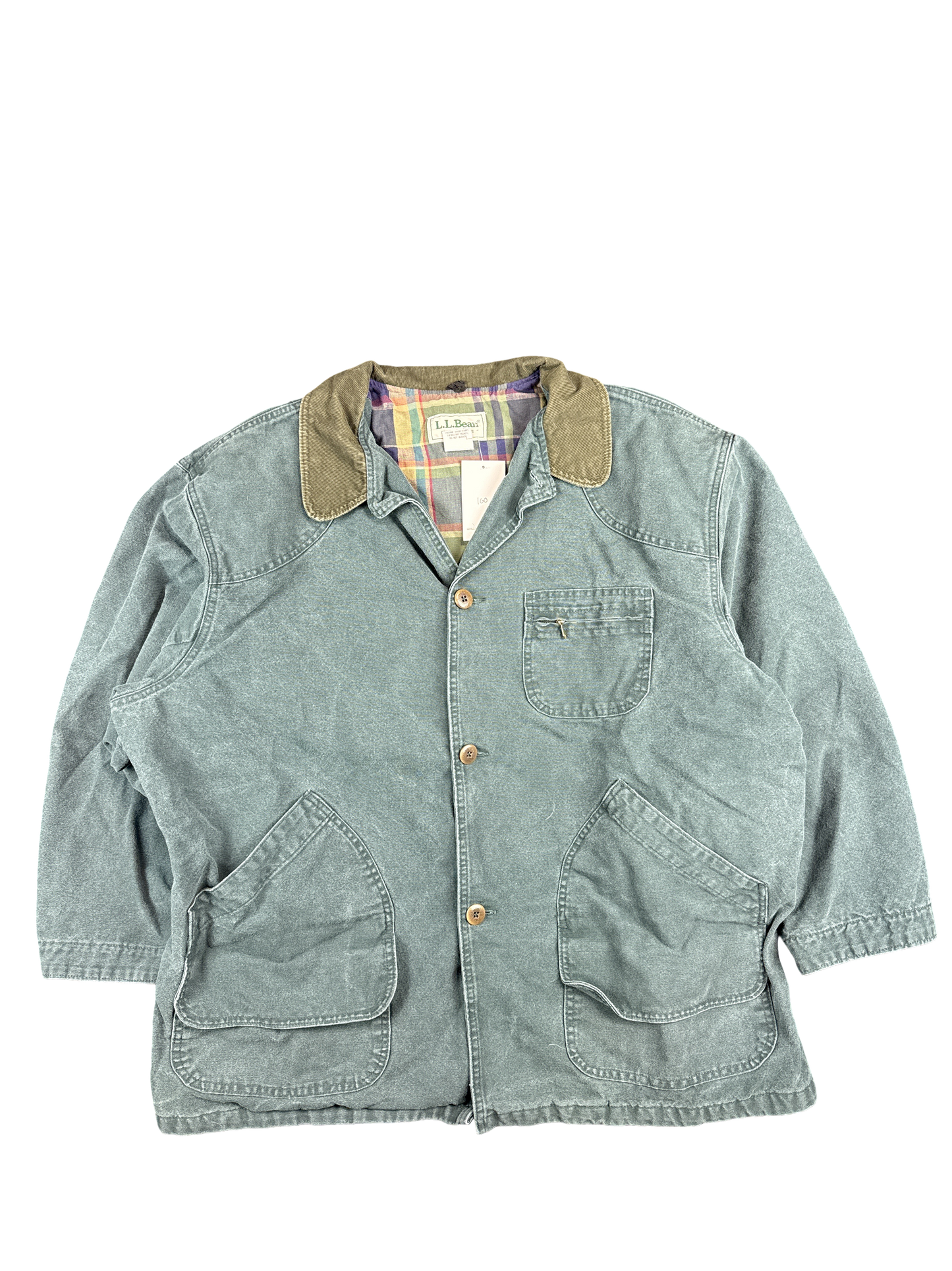 1990s L.L.Bean Cotton Canvas Chore Jacket (XXL)