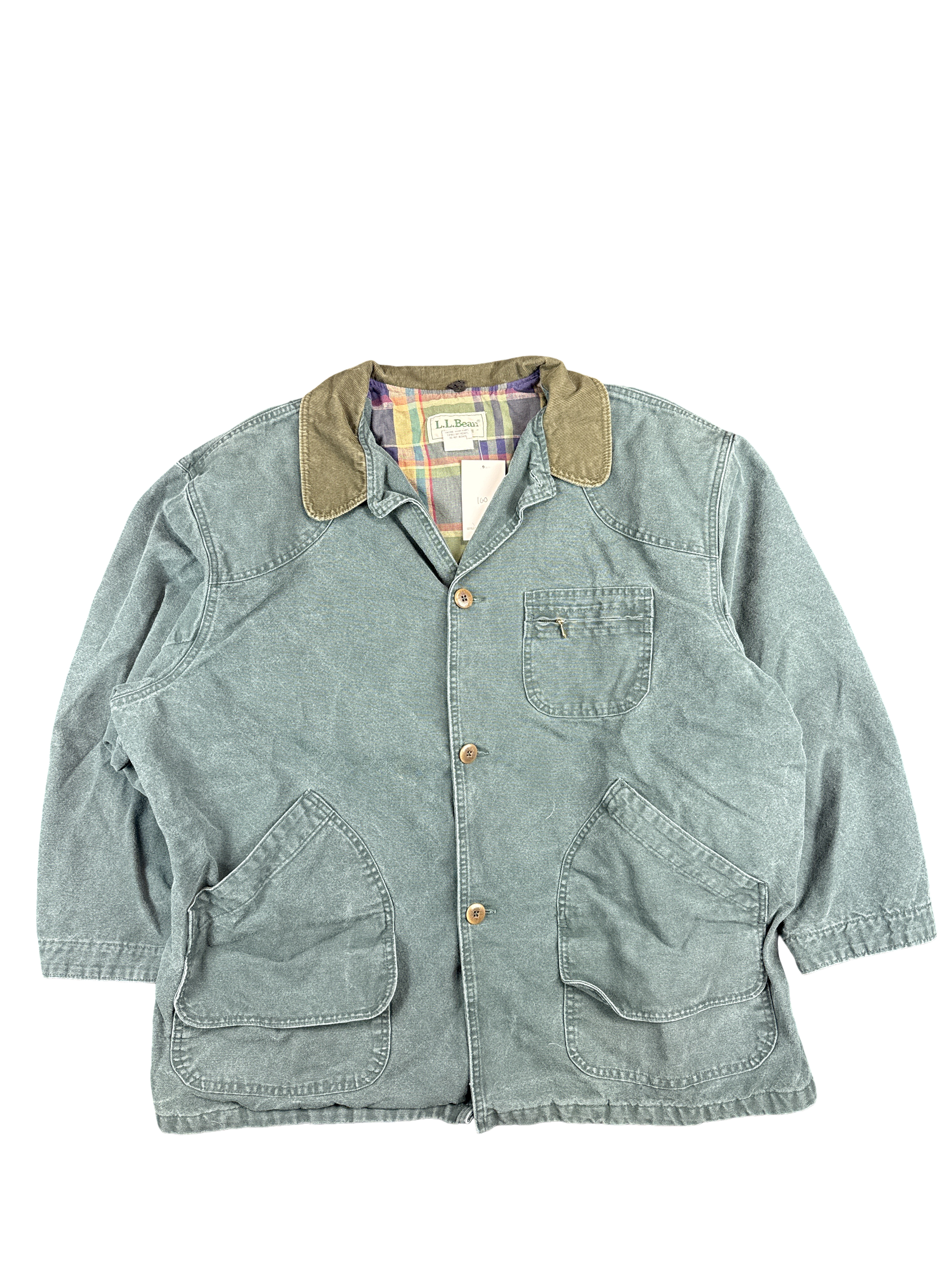1990s L.L.Bean Cotton Canvas Chore Jacket (XXL)