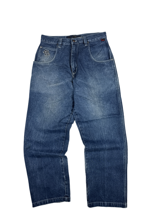 Y2K FUBU Jeans Baggy Denim Pants (L)