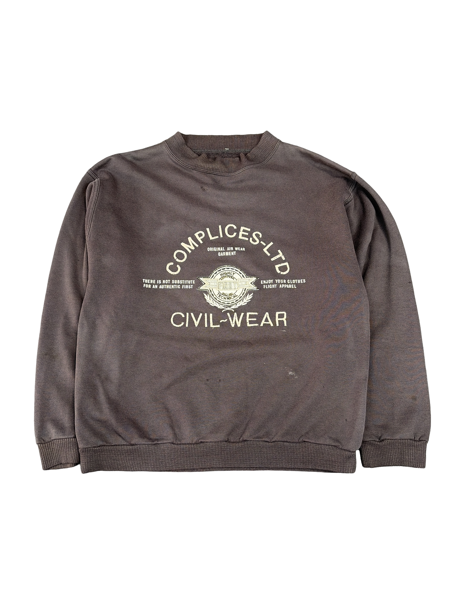 Complices-LTD Civil-Wear Crewneck Sweatshirt (M)