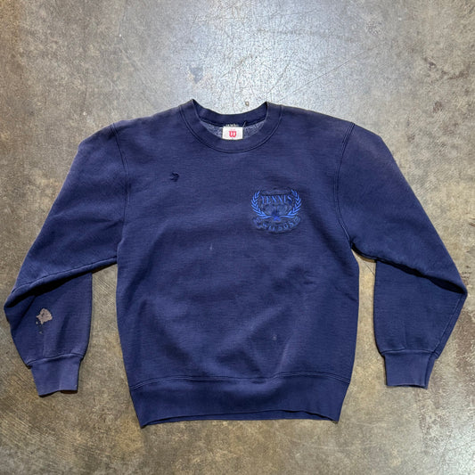 Vintage Navy Wilson Sports Crewneck Sweatshirt