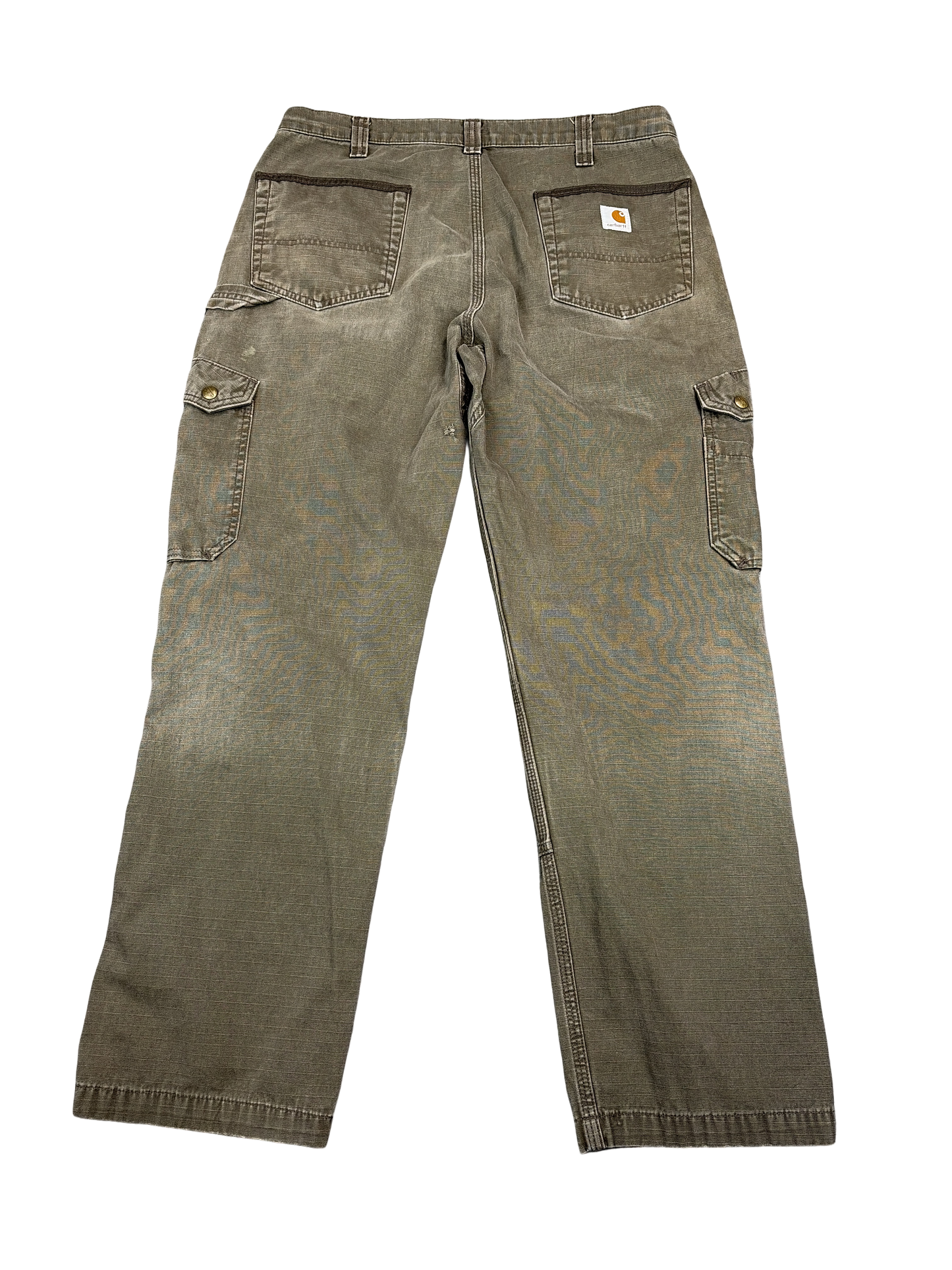 Carhartt Brown Canvas Work Pants (W36 x L32)