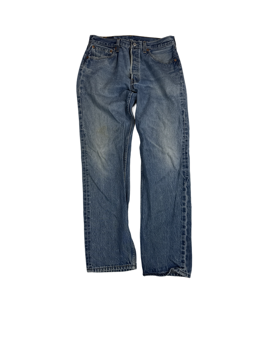 Levi's 501XX Light Wash Denim Jeans (33x34)