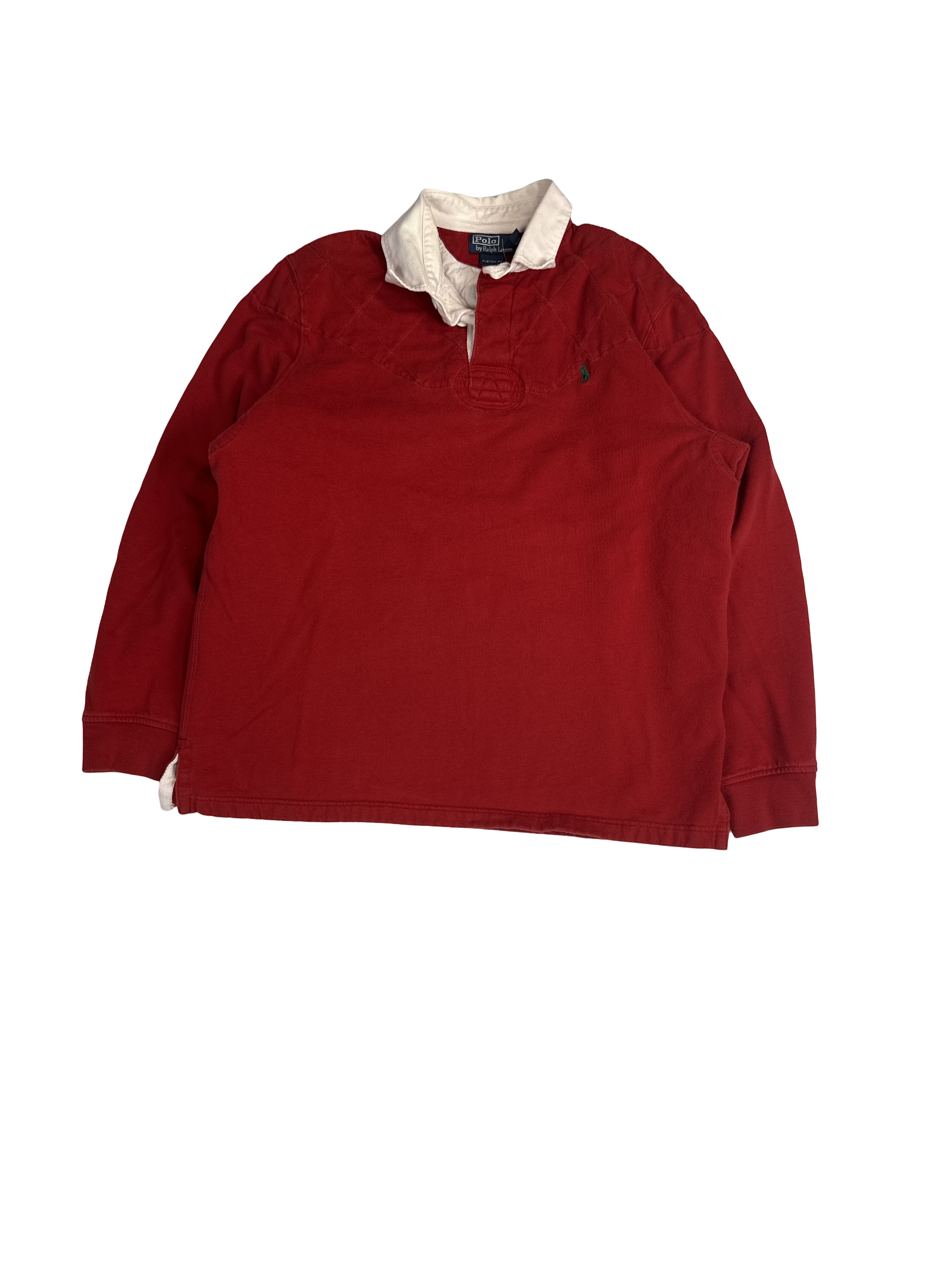 Polo Ralph Lauren Red Rugby Pullover (XL)