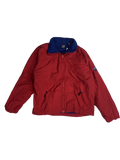 1990s GAP Red Fleece-Lined Zip Jacket (M)