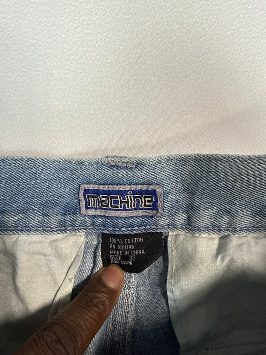 Machine Denim Patchwork Jeans (30)