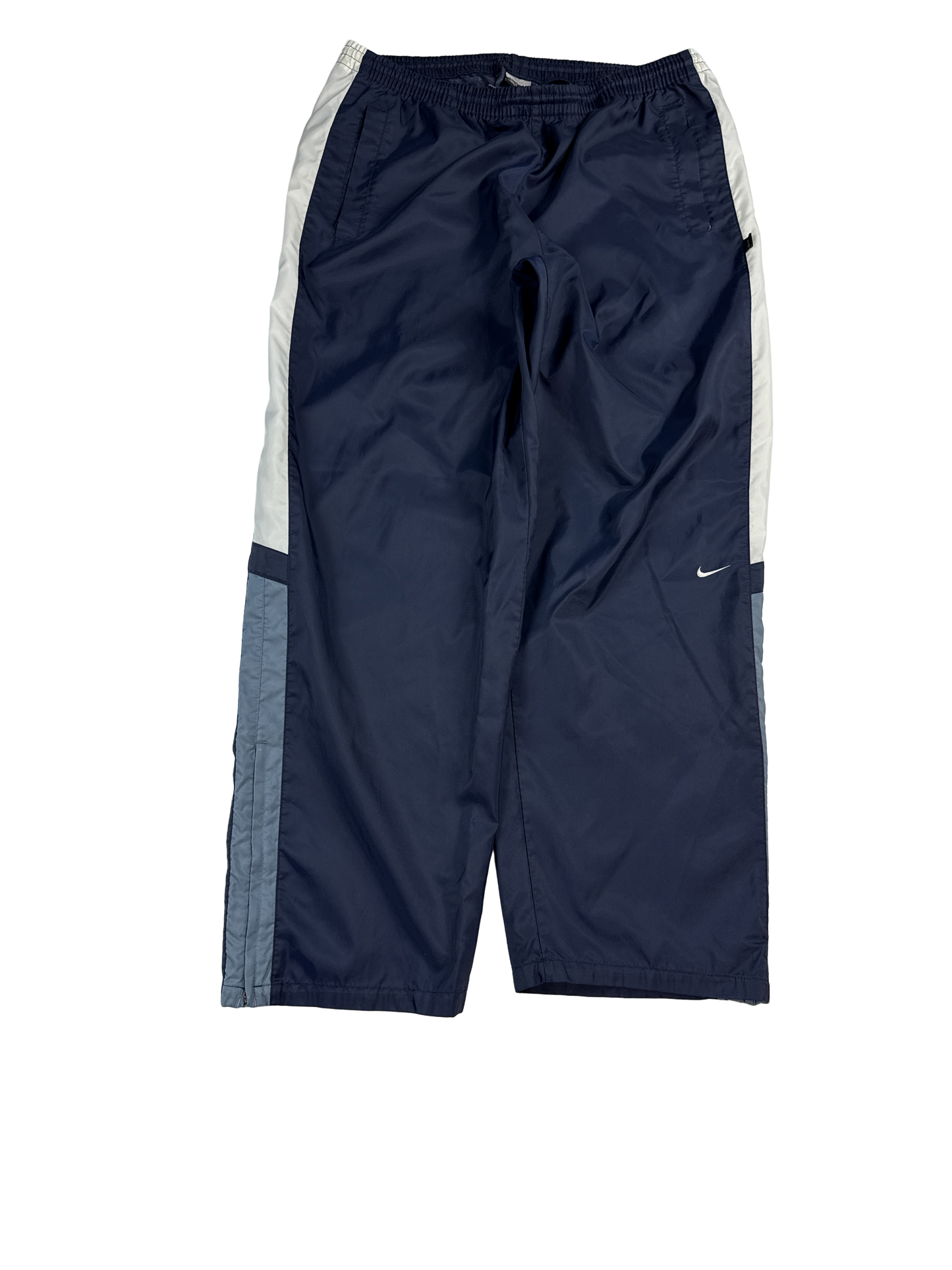 Y2K Nike Navy Blue Track Pants (XL)