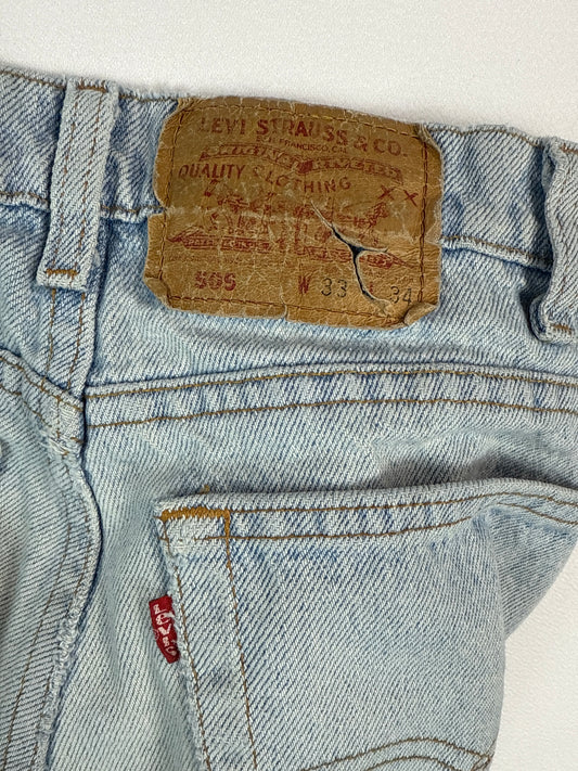 Levi's 505 Light Wash Denim Jeans (32x34)