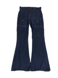 1970s Levis Dark Flare Jeans (28)