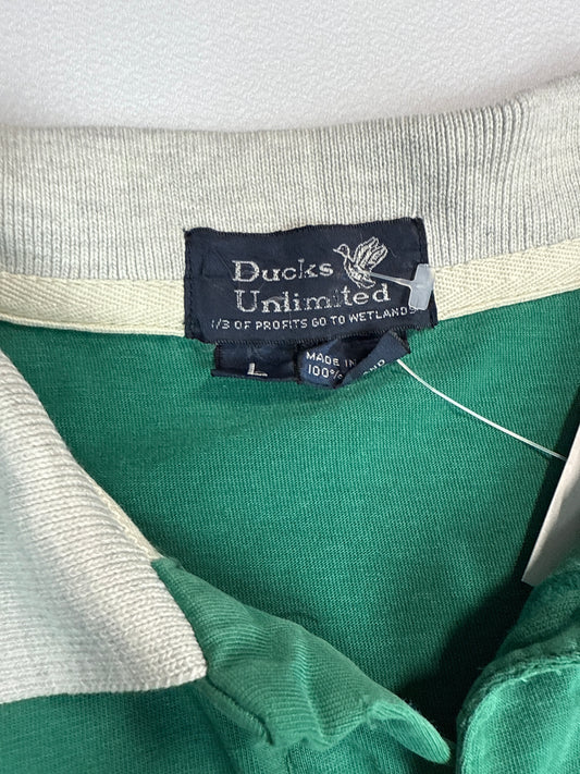 Ducks Unlimited Green Polo Shirt (L)