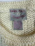 1980s Towne House Hand Knit Colorblock Sweater (M)