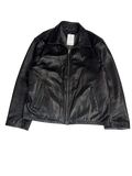 Tommy Hilfiger Black Leather Jacket (XL)