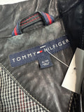 Tommy Hilfiger Black Leather Jacket (XL)