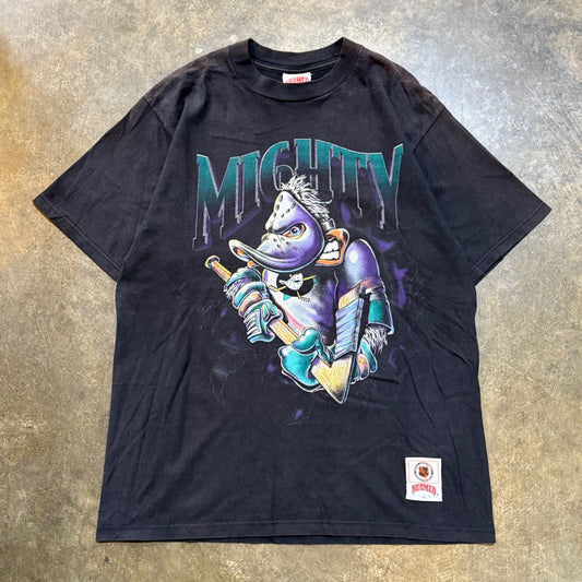 Vintage Mighty Duck Hockey Character Tee Black