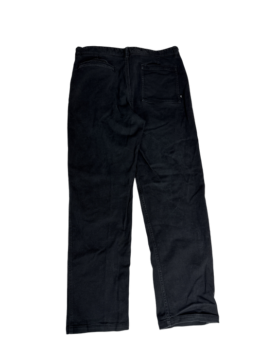 Wrangler Relaxed Fit Black Denim Jeans (36x29)