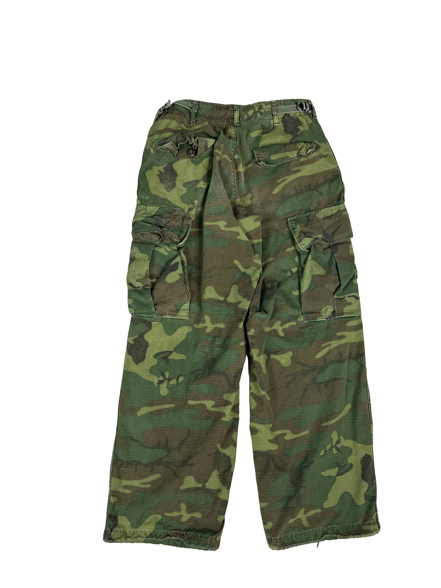 Vintage Military Camo Cargo Pants (S)