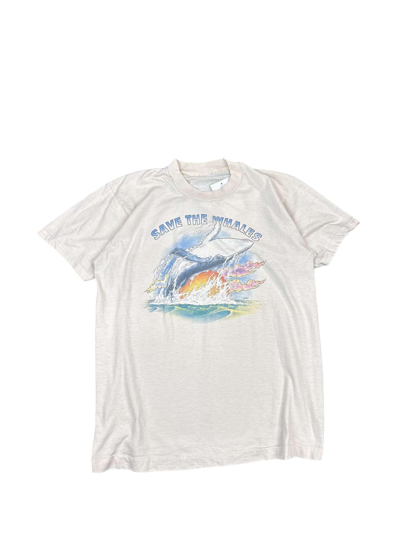 1980s Save The Whales Graphic Tee (S)