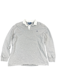 Polo Ralph Lauren Gray Long Sleeve Rugby Shirt (M)