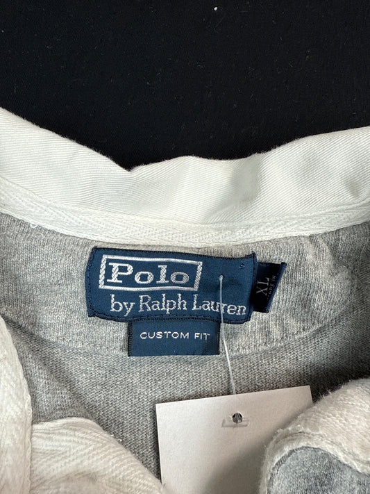 Polo Ralph Lauren Gray Long Sleeve Rugby Shirt (M)