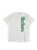 1990s Marlboro Green Vertical Logo Graphic Tee (L)