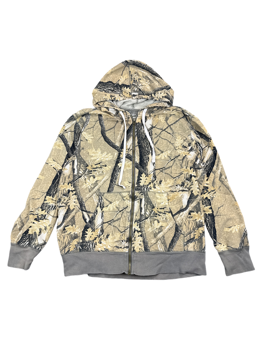 Faded Glory Camo Zip-Up Hoodie (M)